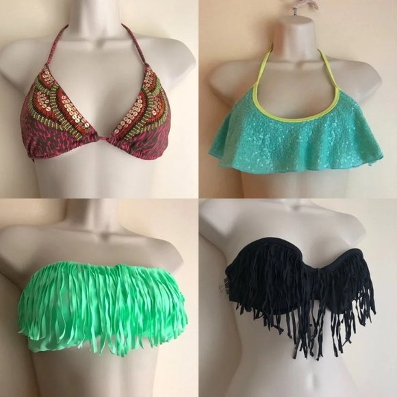 Victoria's Secret Other - LOT of Four VS Bikini Tops Size S/M